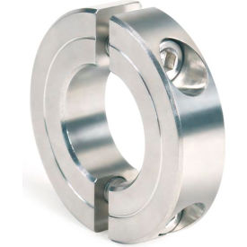 Two-Piece Clamping Collar Recessed Screw, 3/16", Stainless Steel