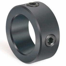 Two-Hole Set Screw Collar, 5/8", Black Oxide Steel
