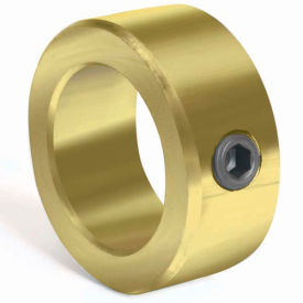 Corrosion Resistant Set Screw Collar 5/16", Yellow Zinc Dichromate