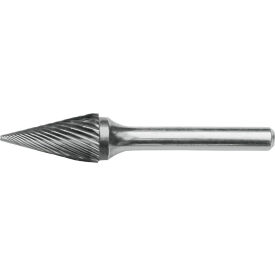 Cle-Line 1850 SM-5 3/8 x 1/4 Standard Cut Pointed Cone Bur