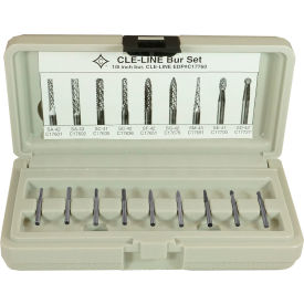 Right-Hand Spiral Bur, 9 Piece Set with 3/32 & 1/8 SA-42, SA-43, SC-41