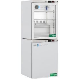 Laboratory Glass Door 5.2 Cu. Ft. Refrigerator/Solid Door 4 Cu. Ft. Freezer (-20)
