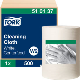 Cleaning Cloth, 12-5/8"x10", White, 500/Case