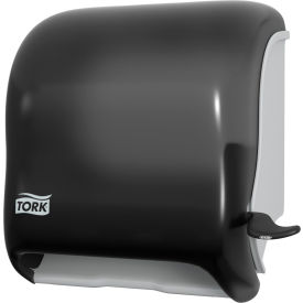 Compact Hand Towel Roll Dispenser, Smoke