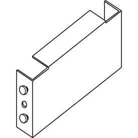 Hallowell Double Row & Top Tie 1"W x 18"D x 2-3/4"H - 14 Gauge