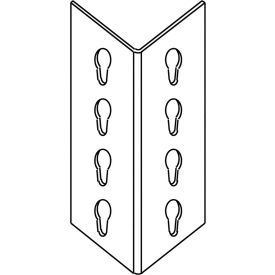 Standard Duty Angle Post 1-7/8"W x 1-7/8"D x 72"H - 14 Gauge