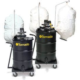 Single Electric Jumbo Wet/Dry Industrial Vacuum, Black