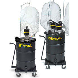 Dual Air Jumbo Series Wet/Dry Industrial Vacuum, Black