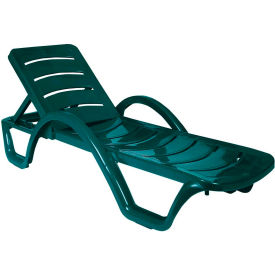 Siesta Havana Sunrise Pool Chaise Lounge with Arms, Green