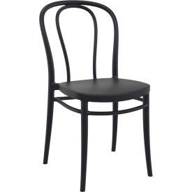Siesta Resin Outdoor Chair, Black