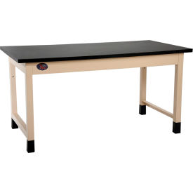 Proline Lab Workbench, 72 x 30", Adjustable Height, Chem Guard Work Surface