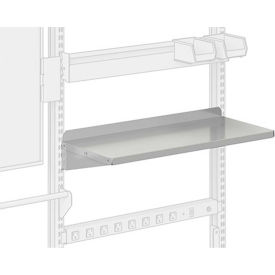 Shelf 1"T x 8"D x 30"W, Steel, with (2) Brackets