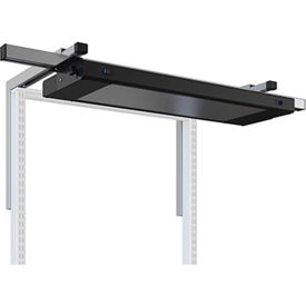Overhead Workstation Light, 11"D x 32"W Black Housing