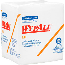 WypAll L40 Quarterfold Wipers - 12-1/2'X x 12"D