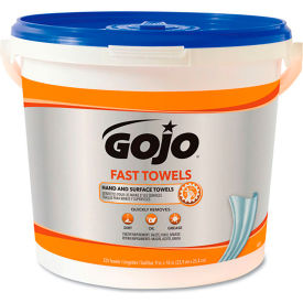 FAST WIPES Premoistened Hand Cleaning Towels, 225 per Bucket, 2/Carton