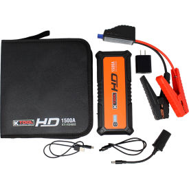 Compact Jump Starter 1500 Amp 12-Volt 24000mAh