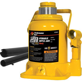 Performance Tool 20 Ton Shorty Hydraulic Bottle Jack