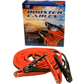 Heavy Duty Jumper/Booster Cables, 16 Foot, 6 Gauge