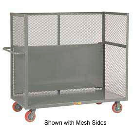Drop Shelf Truck w/Slat Sides, 3600 lb. Capacity, 60"L x 24"W x 57"H, Gray