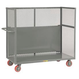 Drop Shelf Truck w/Mesh Sides, 3600 lb. Capacity, 48"L x 24"W x 57"H, Gray