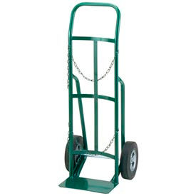 Single Cylinder Truck TW-40-10 - Continuous Handle -Solid Rubber Wheels