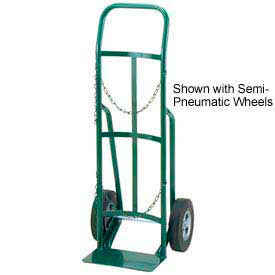 Single Cylinder Truck TW-40-10P - Continuous Handle - Pneumatic Wheels