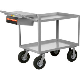 Instrument Cart w/Lip Shelves, 1200 lb. Capacity, 36"L x 24"W x 34"H, Gray