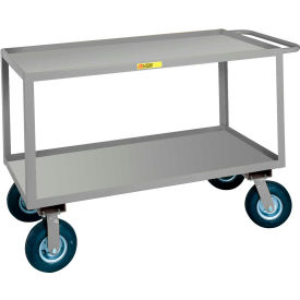 Instrument Cart w/Lip Shelves, 1200 lb. Capacity, 48"L x 30"W x 33-1/2"H, Gray