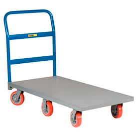 6-Wheel Platform Truck - 24 x 60 - Polyurethane Wheels - 3600 Lb.