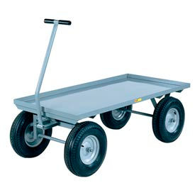Wagon Truck - Lip Deck - 36 x 60 - Pneumatic Wheels - 2000 Lb. Cap.
