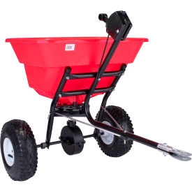 80 Lb Capacity Estate Tow Behind Spreader With 10" Pneumatic Wheels