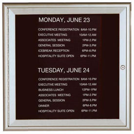 1 Door Water Fall Style Letter Board - 36"W x 36"H