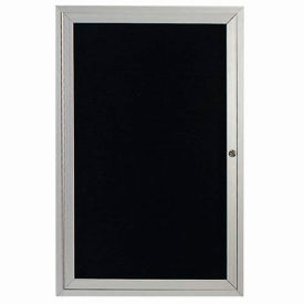 1 Door Enclosed Letter Board Cabinet - 36"W x 48"H