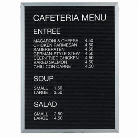 Aluminum Framed Letter Board Message Center - 36"W x 48"H