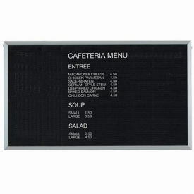 Aluminum Framed Letter Board Message Center - 60"W x 36"H