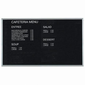 Aluminum Framed Letter Board Message Center - 72"W x 48"H