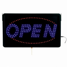 Large LED Sign Open - 22"W x 13"H