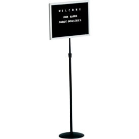 Updated title:
Single Pedestal Letter Board - 18"W x 14"H