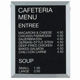 Aluminum Framed Letter Board Message Center - 18"W x 24"H