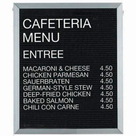 Aluminum Framed Letter Board Message Center - 24"W x 30"H