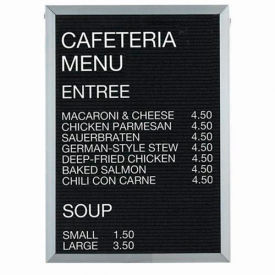 Aluminum Framed Letter Board Message Center - 24"W x 36"H
