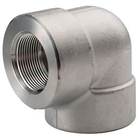Ss 304/304l Forged Pipe Fitting 3/4" 90 Degree Elbow Npt Female