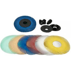 Scotch-Brite Radial Bristle Brush, 6" x 1/2" x 1" Ceramic 50 Grit