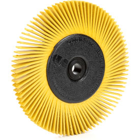 Scotch-Brite Radial Bristle Brush 6" x 1/2" x 1" Ceramic 80 Grit