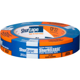 14-Day ShurRELEASE Blue Painter's Tape, Multi-Surface, Blue, 24mmx55m, 36/Case