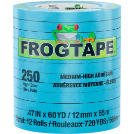 Performance Grade, Moderate Temp Masking Tape, Light Blue, 12mm x 55m - Case of 96