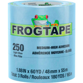 Performance Grade, Moderate Temp Masking Tape, Light Blue, 48mm x 55m - Case of 24