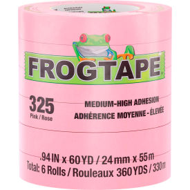 Performance Grade High Temp Masking Tape, Pink, 24mm x 55m -Case of 48