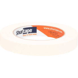 Utility Grade High Adhesion Masking Tape, Natural, 18mm x 55m - Case of 48