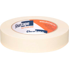 Utility Grade High Adhesion Masking Tape, Natural, 24mm x 55m - Case of 36